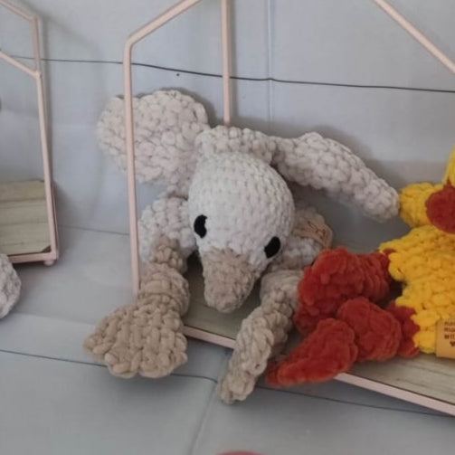 doudou poussin et oie