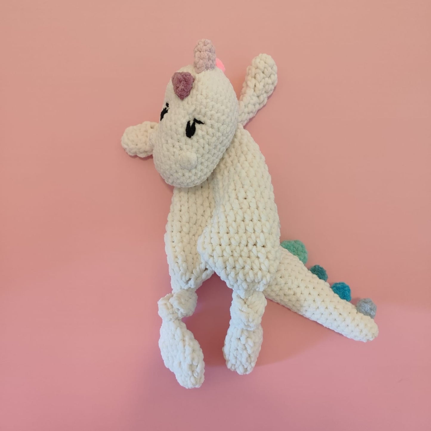 gros doudou dino blanc