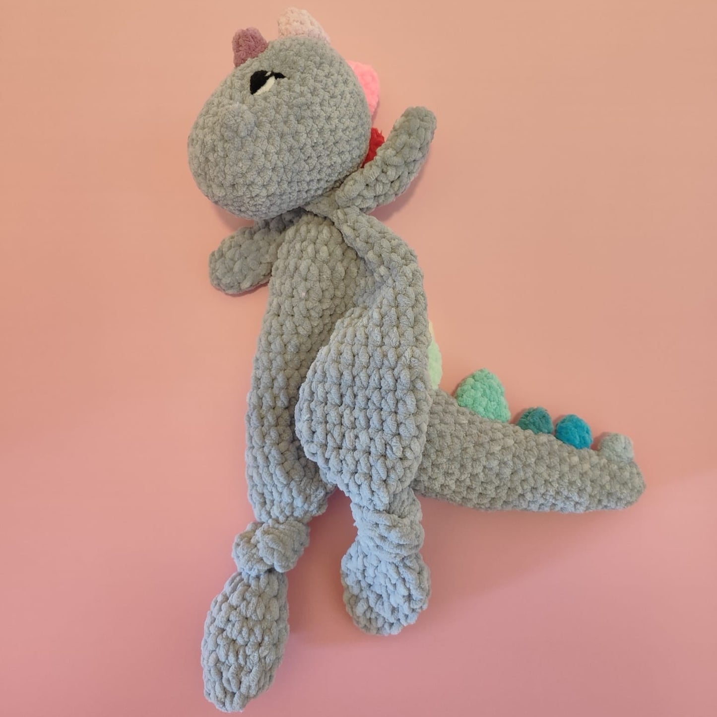 gros doudou dino gris