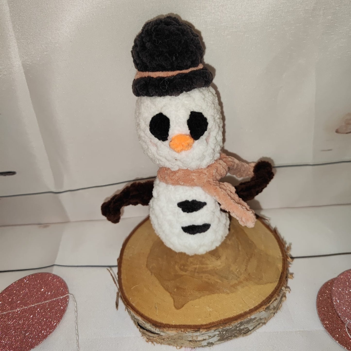 peluche bonhomme de neige long