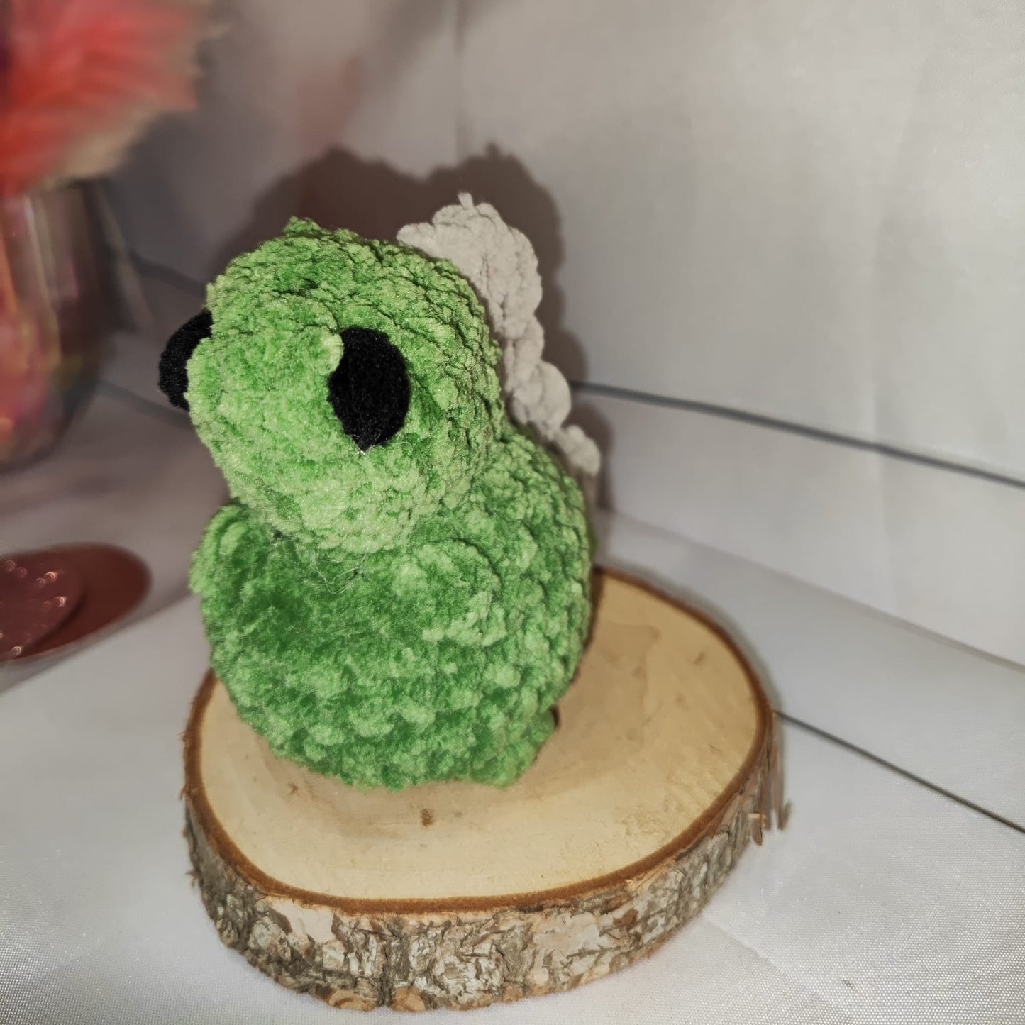 peluche dino S vert