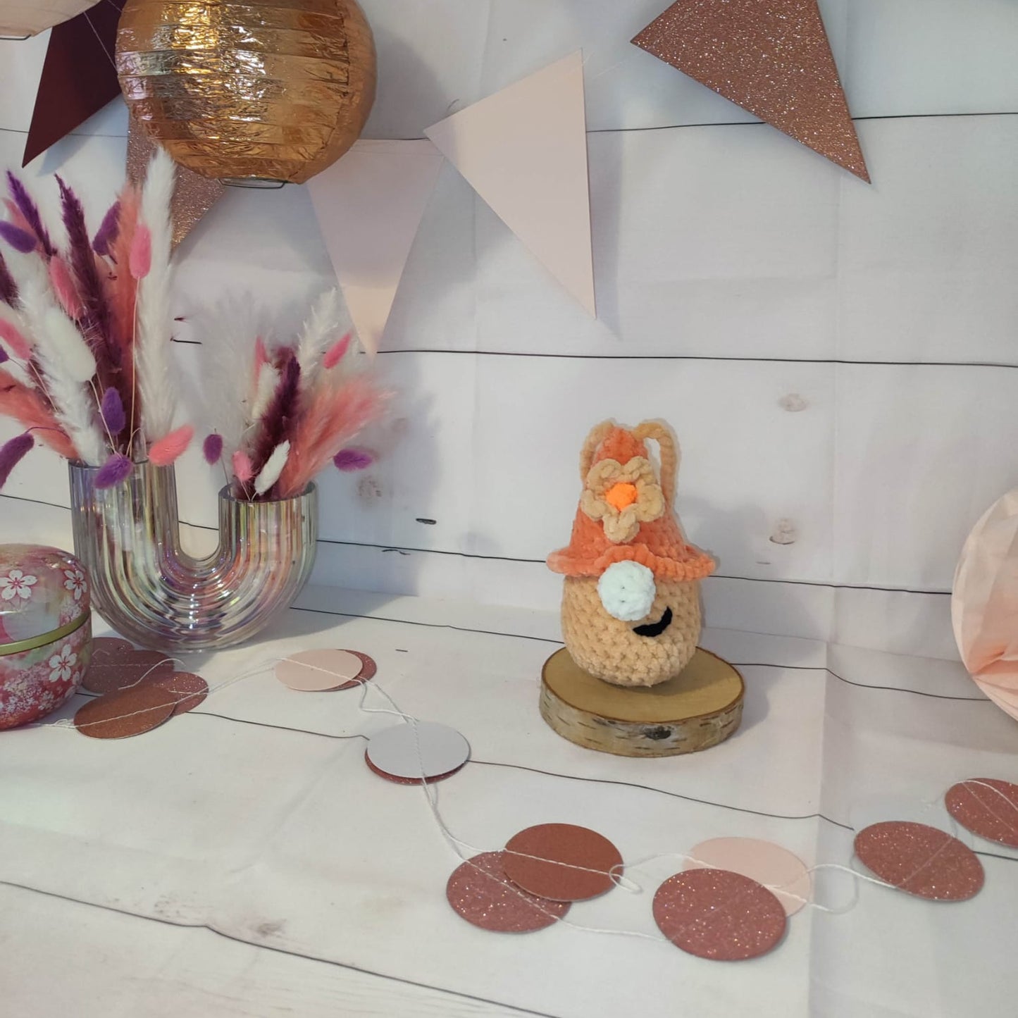 peluche gnome saumon