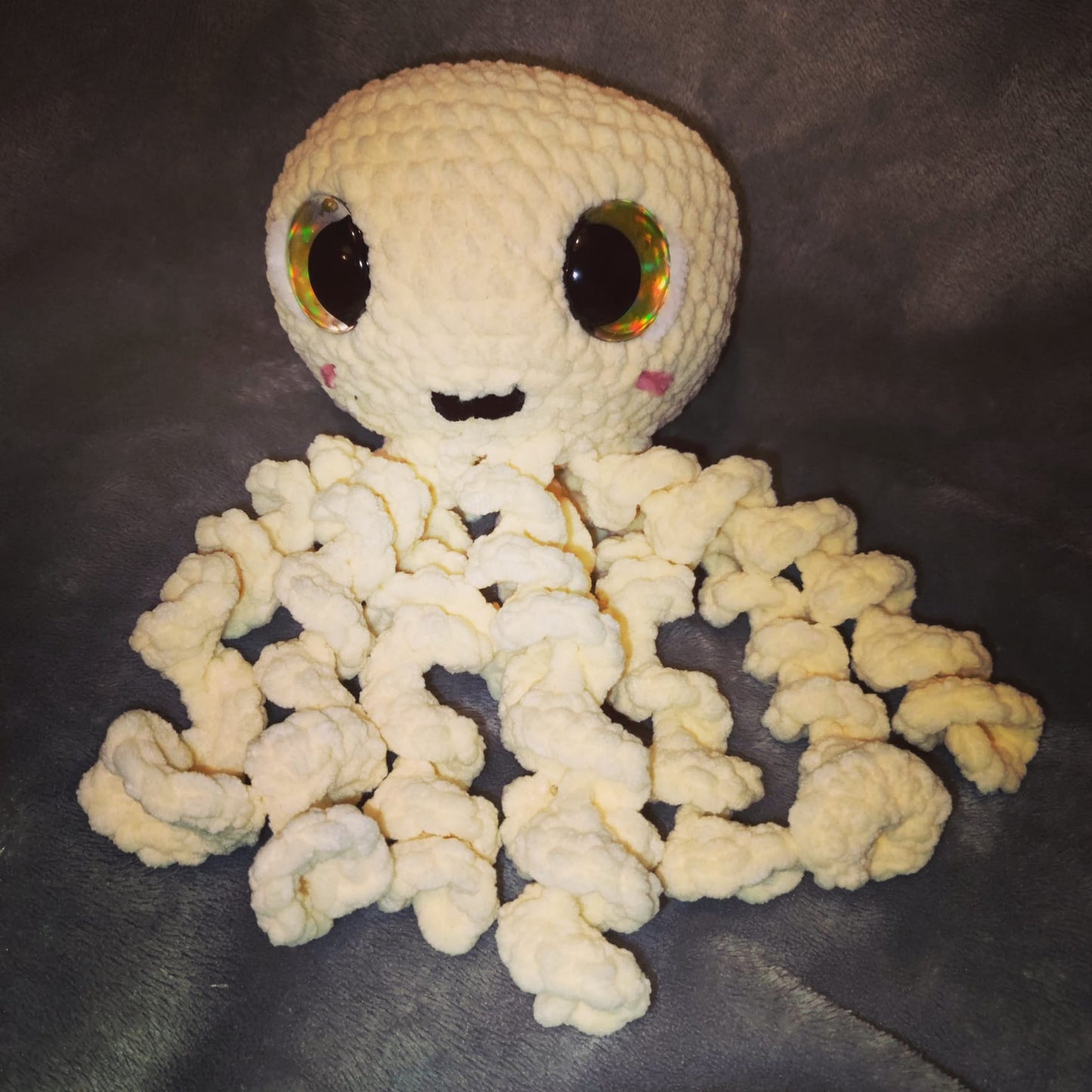peluche pieuvre jaune