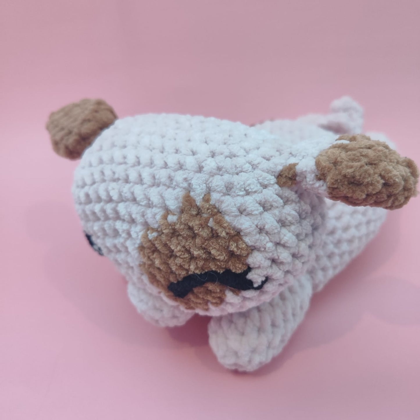 peluche plate cochon rose