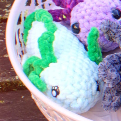 peluche axolotl S vert