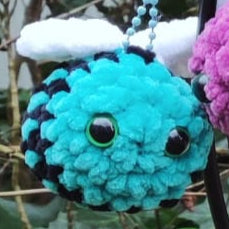 porte-clés abeille vert