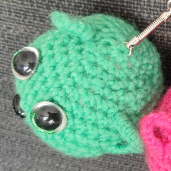 porte-clés ours vert