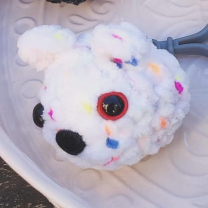 porte-clé ours blanc