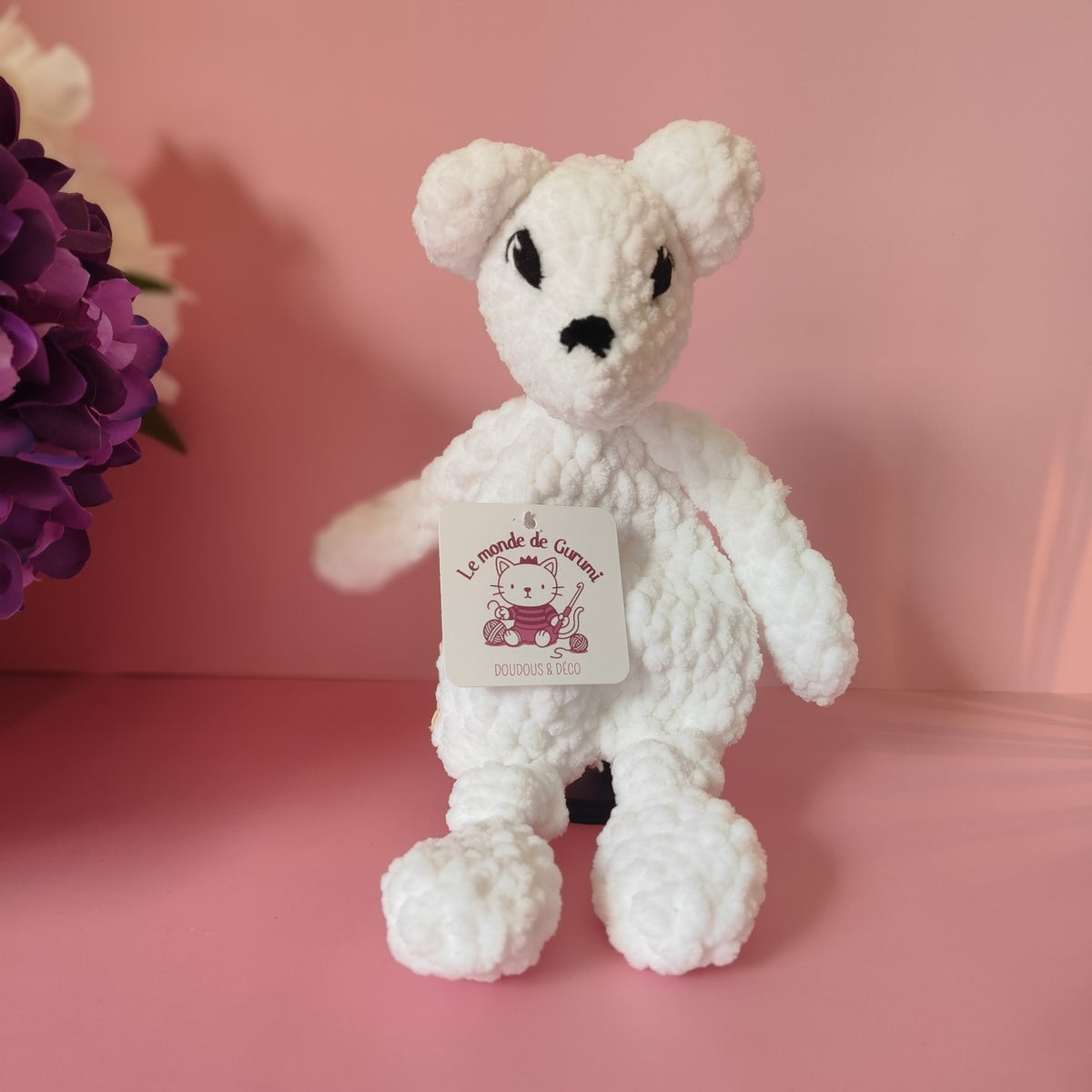 lemondedegurumi-doudouoursonblanc-faitmainaucrochet