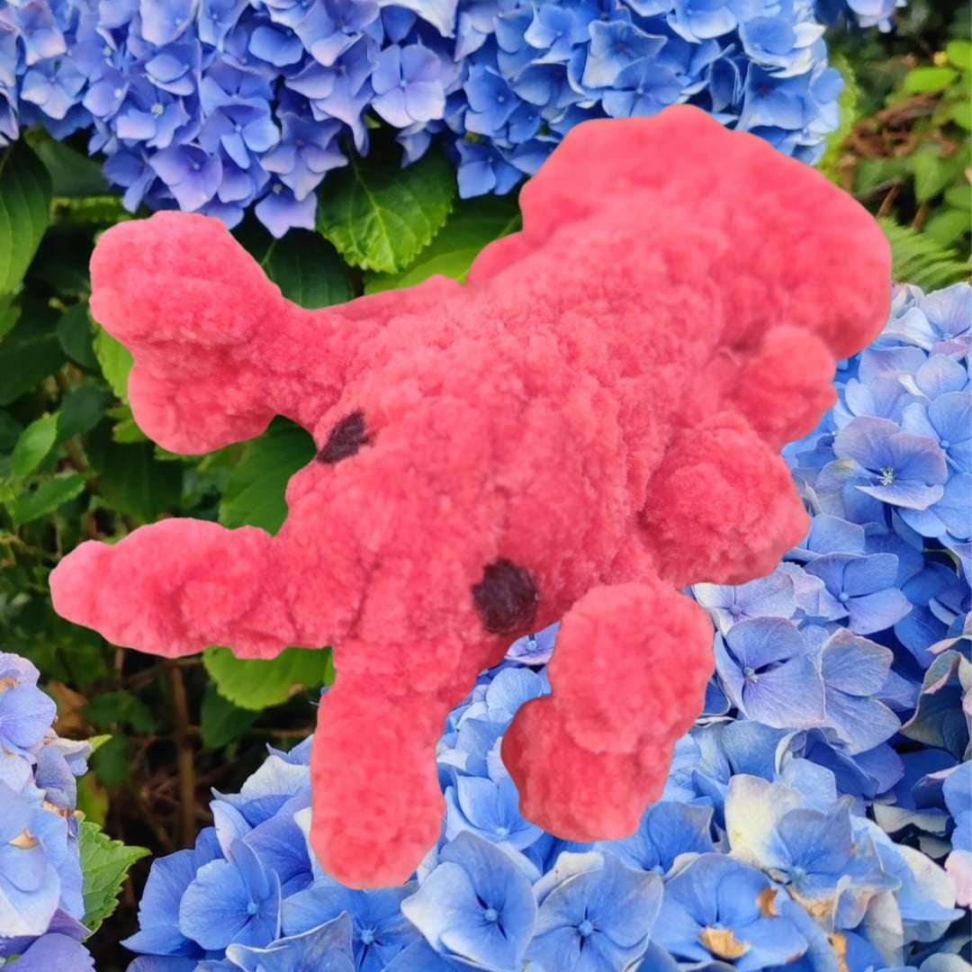 petite peluche homard rouge