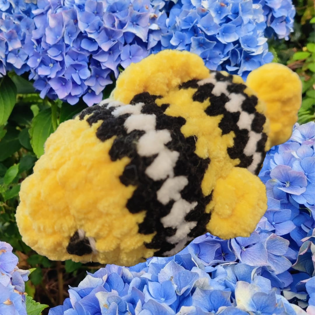petite peluche poisson clown jaune