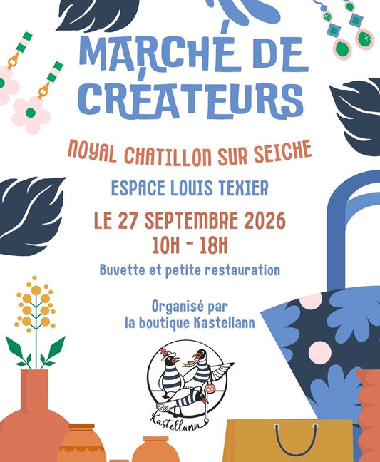 Marché de créateurs ce dimanche 27 septembre 2026
