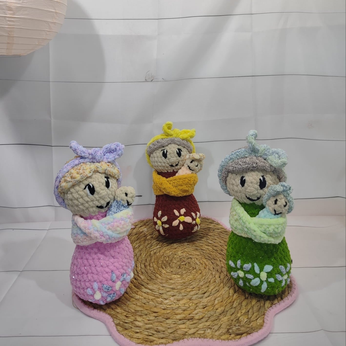 Poupées artisanales en crochet