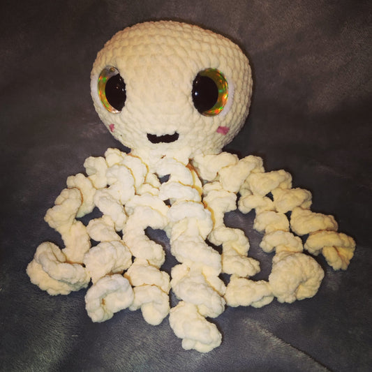 peluche pieuvre jaune
