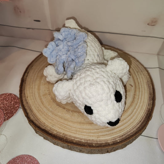 peluche ours polaire flocon