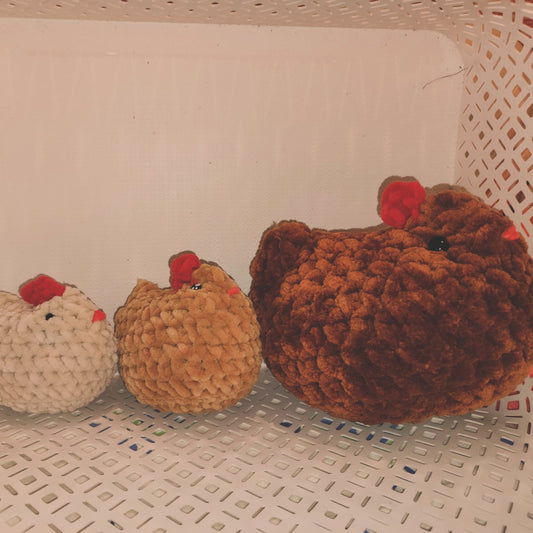 peluches poules