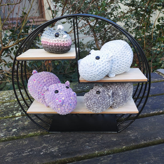 peluches hippopotames