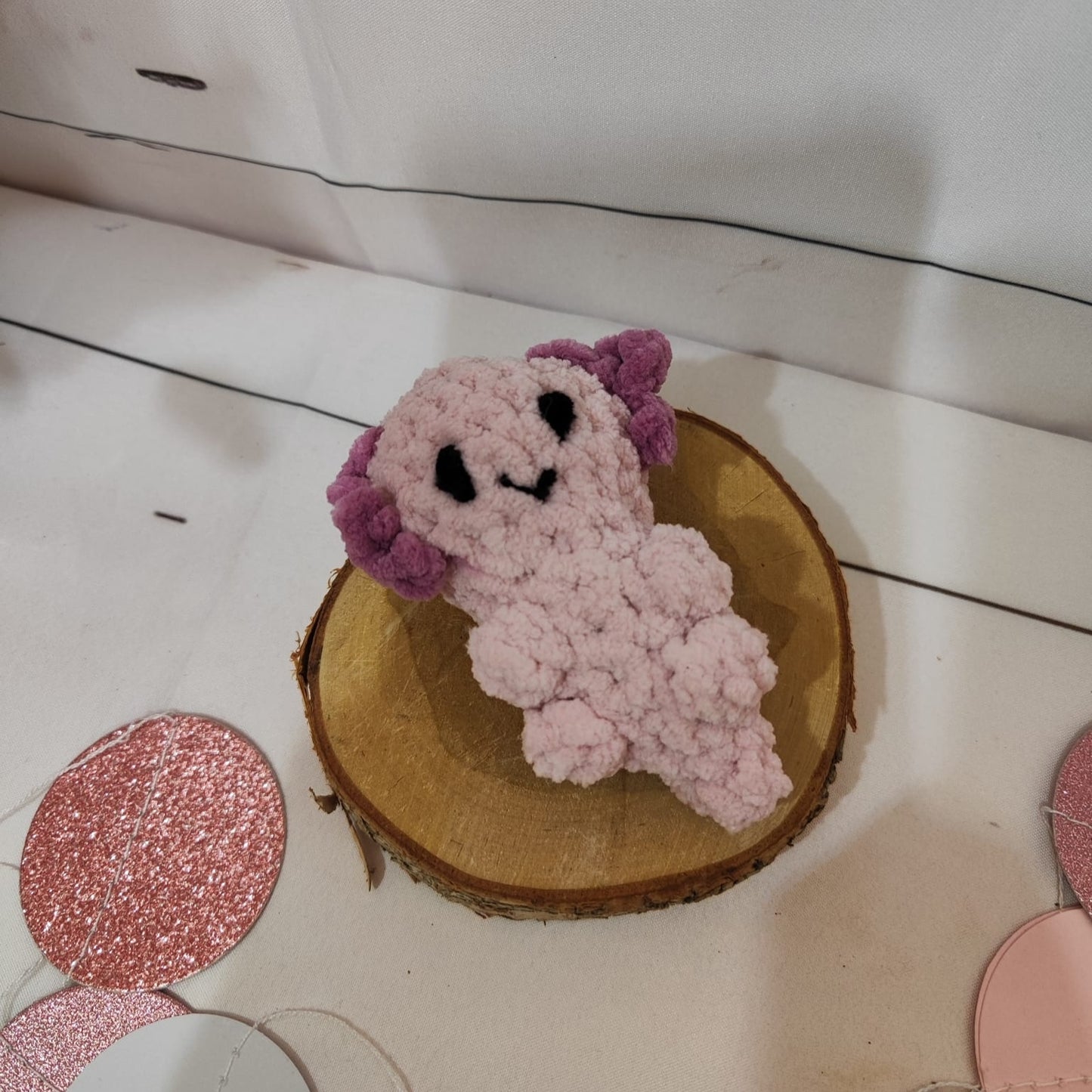 petite peluche axolotl